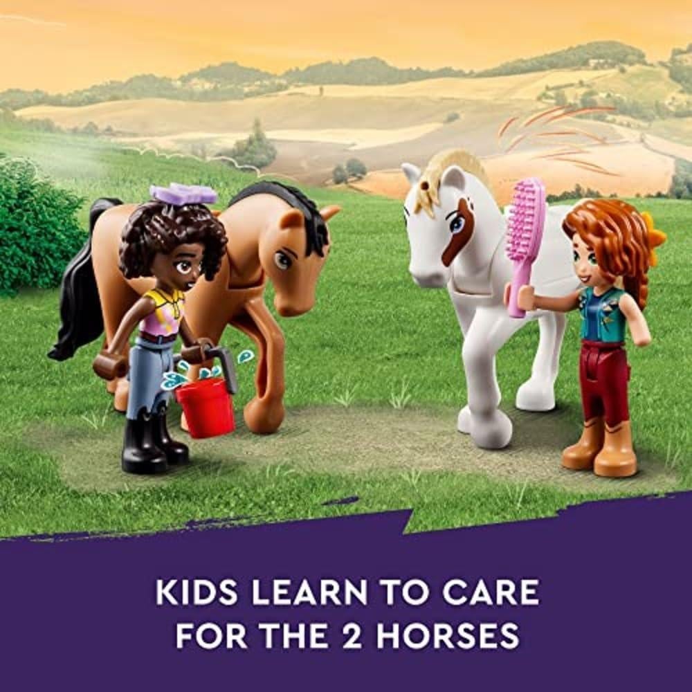 LEGO FRIENDS ESTABLO DE CABALLOS DE OTOÑO SET CON FIGURAS Y ANIMALES - 5