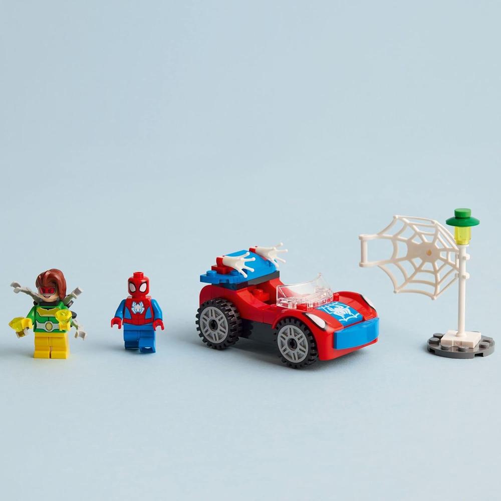 LEGO MARVEL COCHE DE SPIDER-MAN Y DOCTOR OCTOPUS SET CON PIEZAS LUMINOSAS - 4
