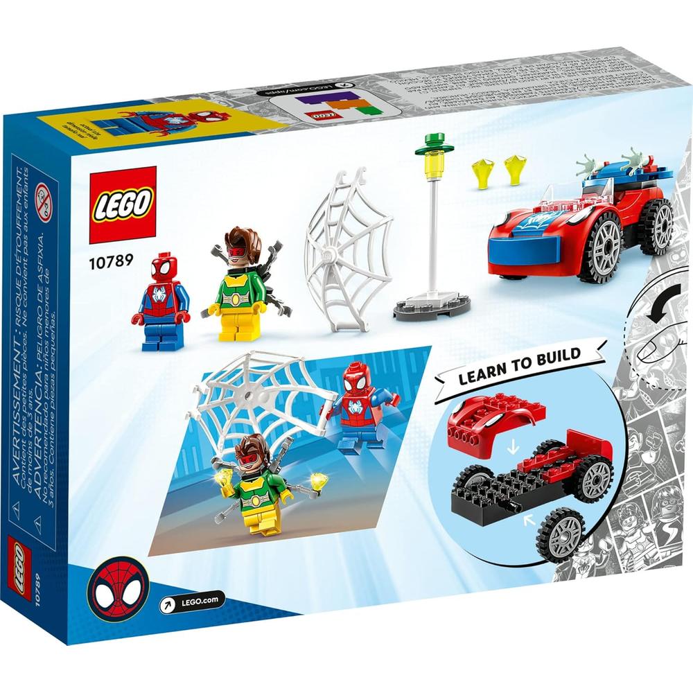 LEGO MARVEL COCHE DE SPIDER-MAN Y DOCTOR OCTOPUS SET CON PIEZAS LUMINOSAS - 6