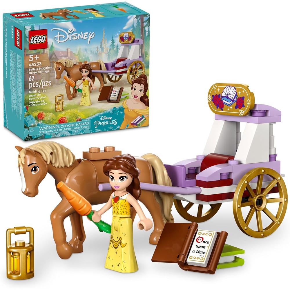 LEGO DISNEY PRINCESS BELLA: CARRUAJE CON MINIMUÑECA, REGALO DE CUENTO 5+ - 1