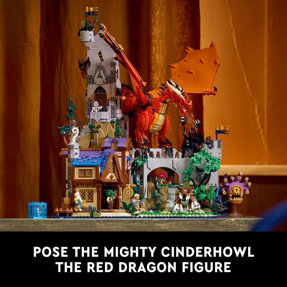 LEGO IDEAS CALABOZOS Y DRAGONES, CUENTO DEL DRAGÓN ROJO, SET PARA ADULTOS - 4