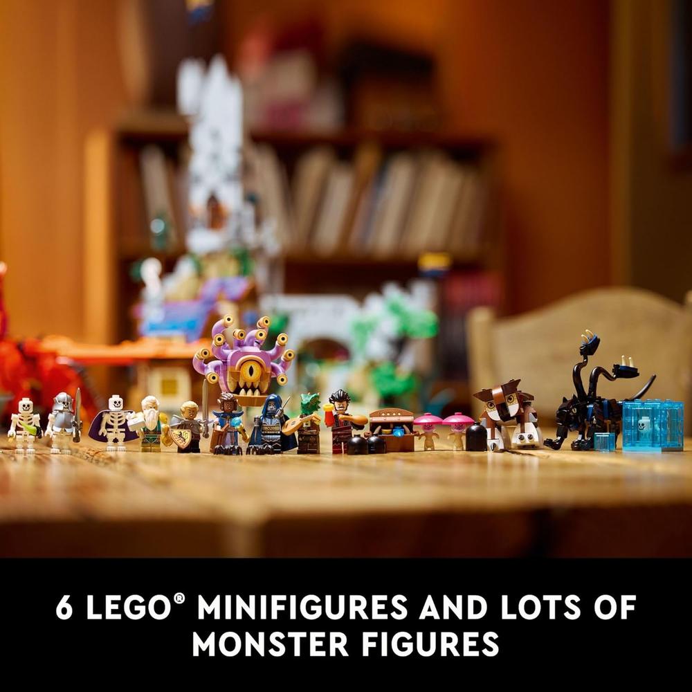 LEGO IDEAS CALABOZOS Y DRAGONES, CUENTO DEL DRAGÓN ROJO, SET PARA ADULTOS - 5