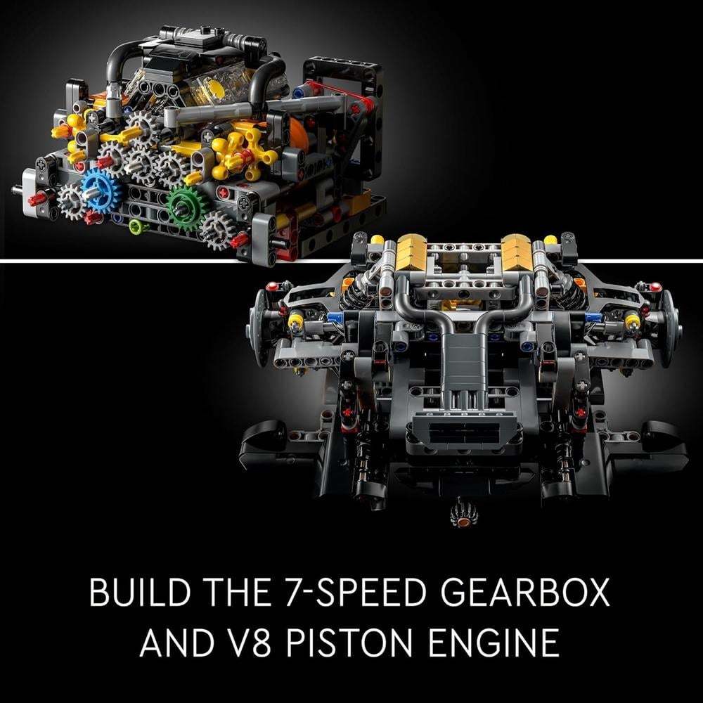 LEGO TECHNIC MCLAREN P1 HYPERCAR, MODELO COLECCIONABLE DE COCHE DE CARRERAS - 4