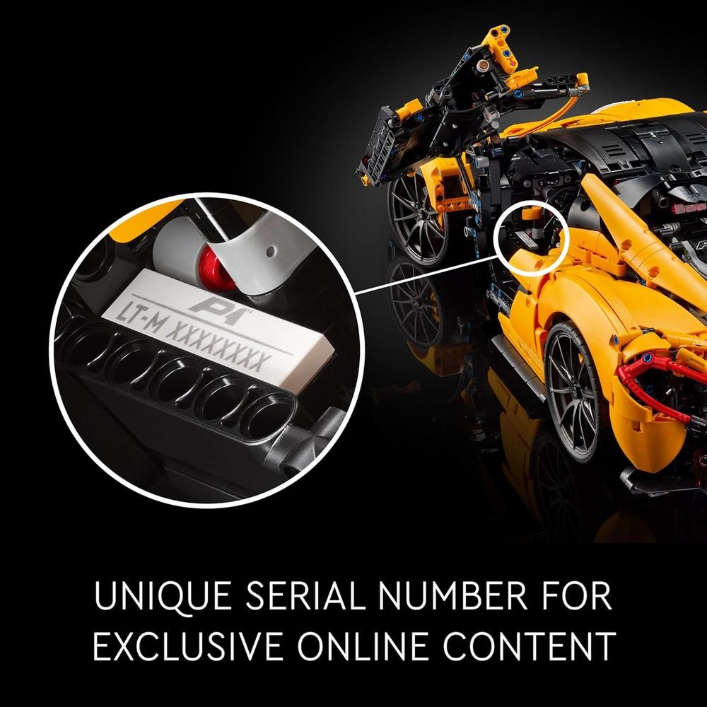 LEGO TECHNIC MCLAREN P1 HYPERCAR, MODELO COLECCIONABLE DE COCHE DE CARRERAS - 6