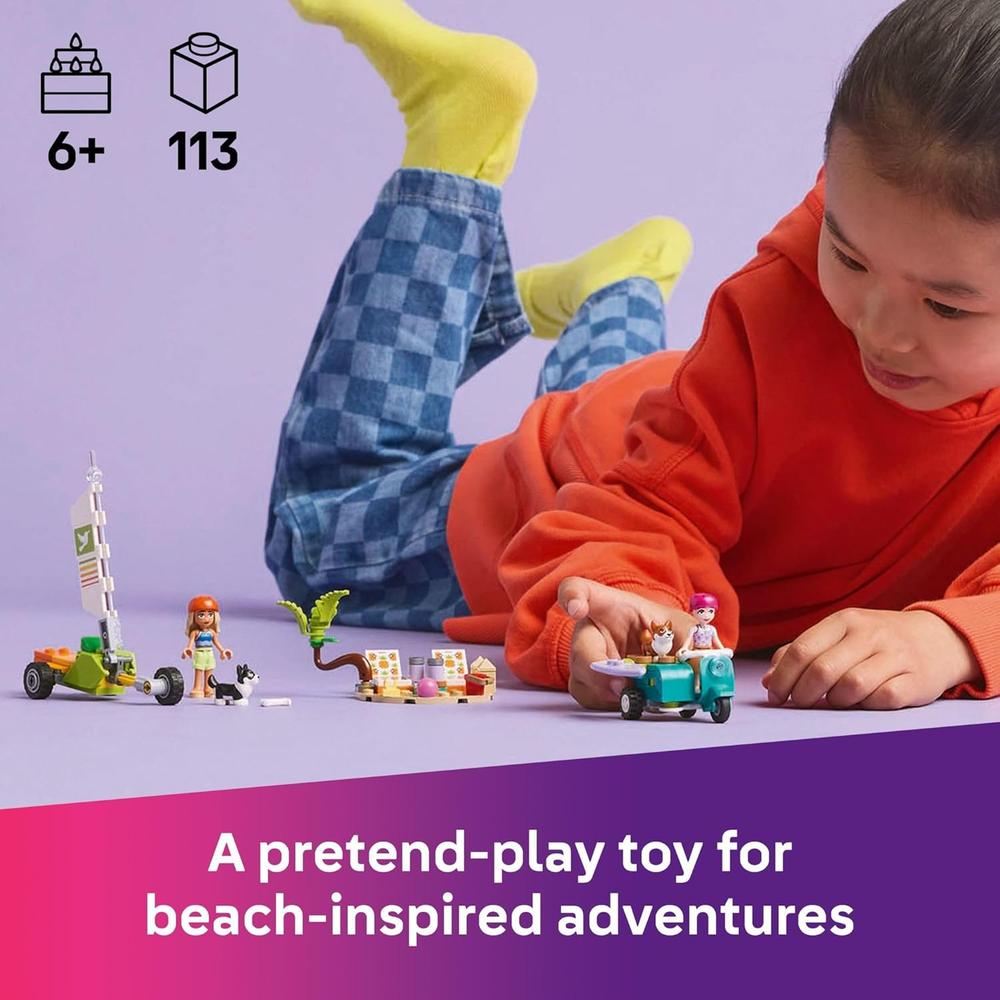 LEGO FRIENDS PERROS SURFISTAS Y PATINETE, INCLUYE 2 MINIMUÑECAS Y 2 PERROS - 2