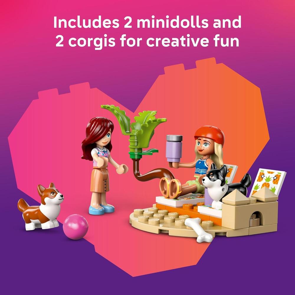 LEGO FRIENDS PERROS SURFISTAS Y PATINETE, INCLUYE 2 MINIMUÑECAS Y 2 PERROS - 4