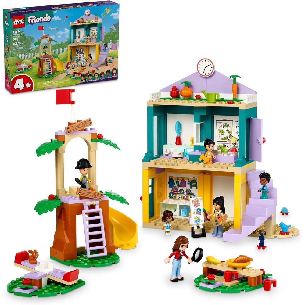 LEGO FRIENDS HEARTLAKE CITY, AULA PREESCOLAR, INCLUYE MINI Y MICRO MUÑECAS - 1