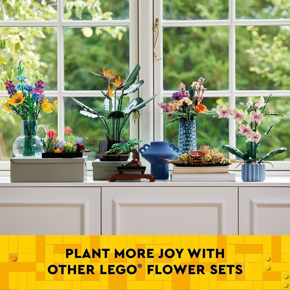 LEGO FLORES DE CEREZO SET DE CONSTRUCCIÓN DECORATIVO PARA HOGAR Y EXHIBICIÓN - 6