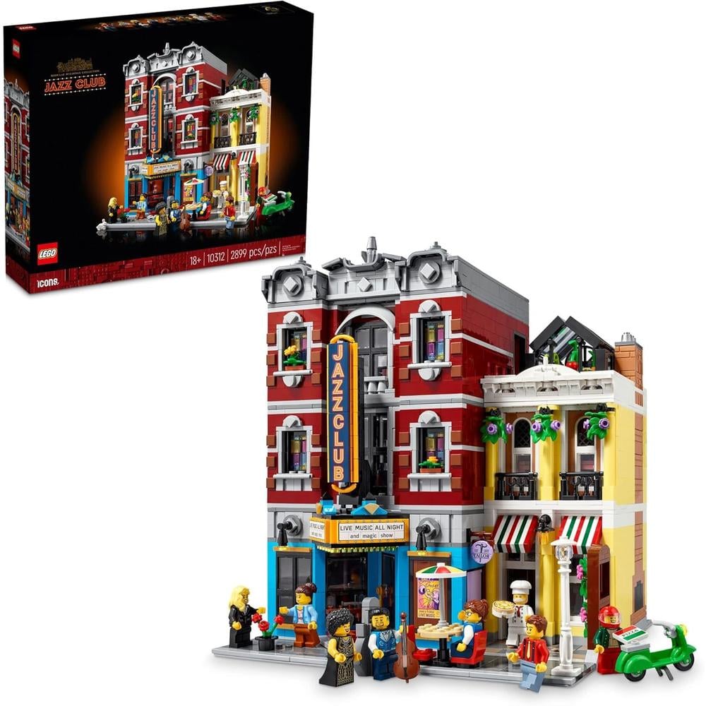 LEGO ICONS CLUB DE JAZZ SET DE CONSTRUCCIÓN CON MINIFIGURAS Y DETALLES - 1