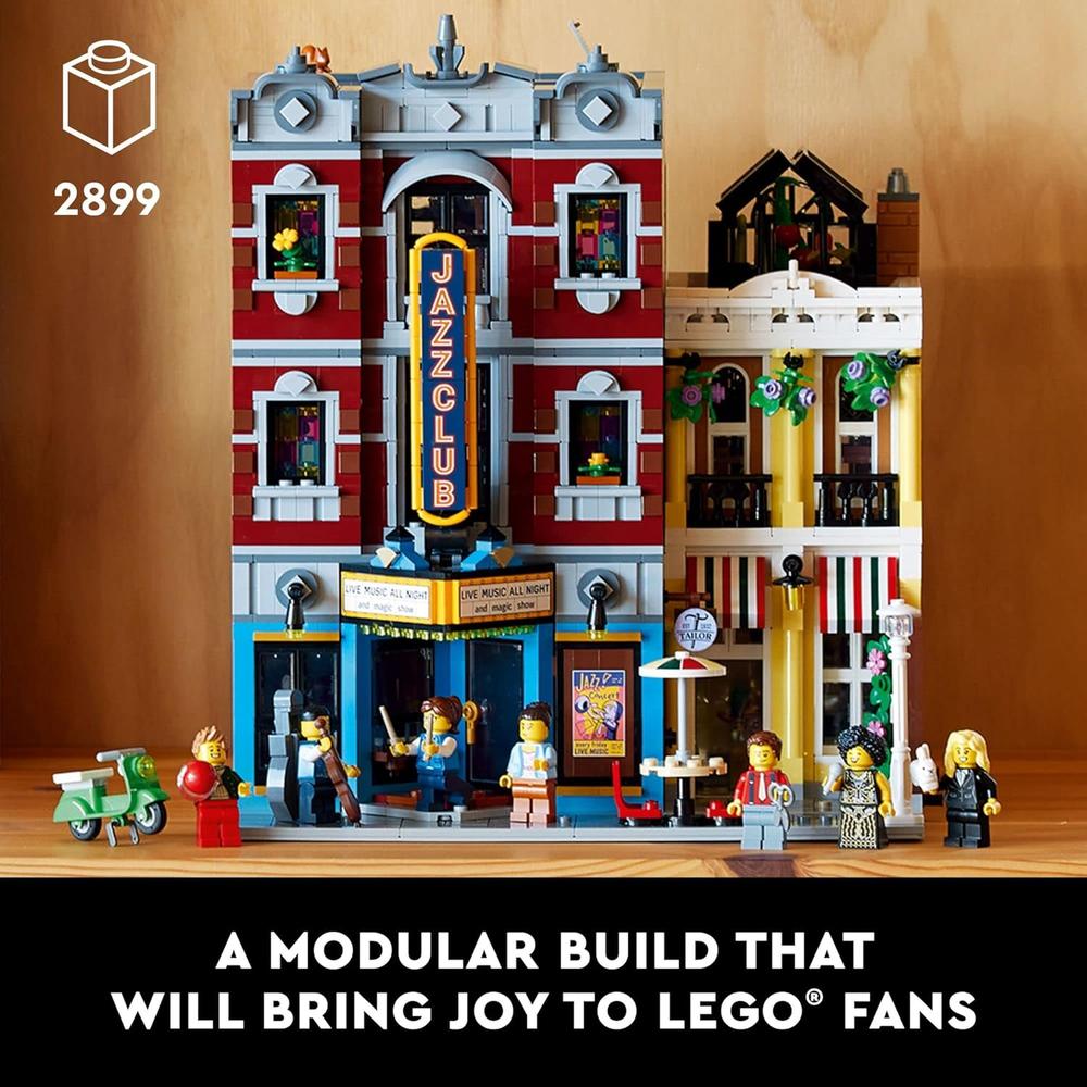 LEGO ICONS CLUB DE JAZZ SET DE CONSTRUCCIÓN CON MINIFIGURAS Y DETALLES - 2
