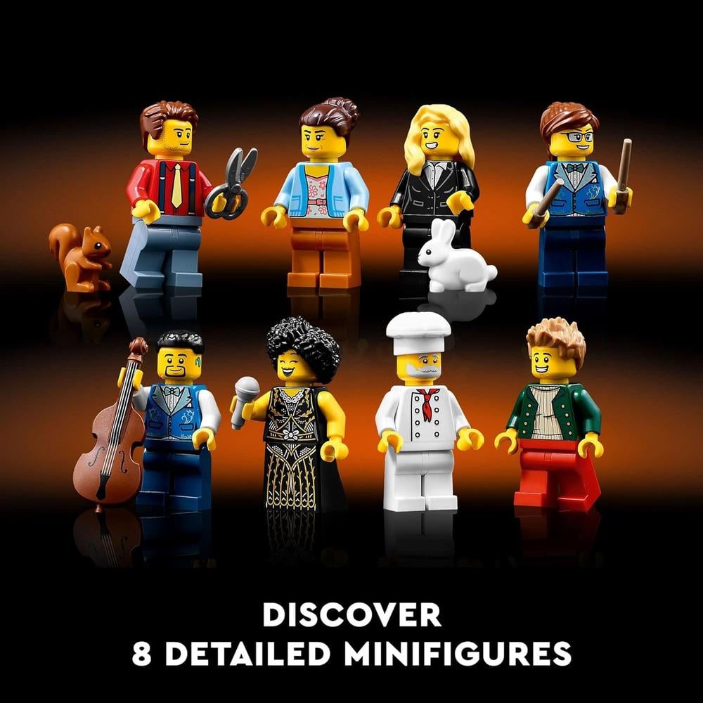 LEGO ICONS CLUB DE JAZZ SET DE CONSTRUCCIÓN CON MINIFIGURAS Y DETALLES - 3