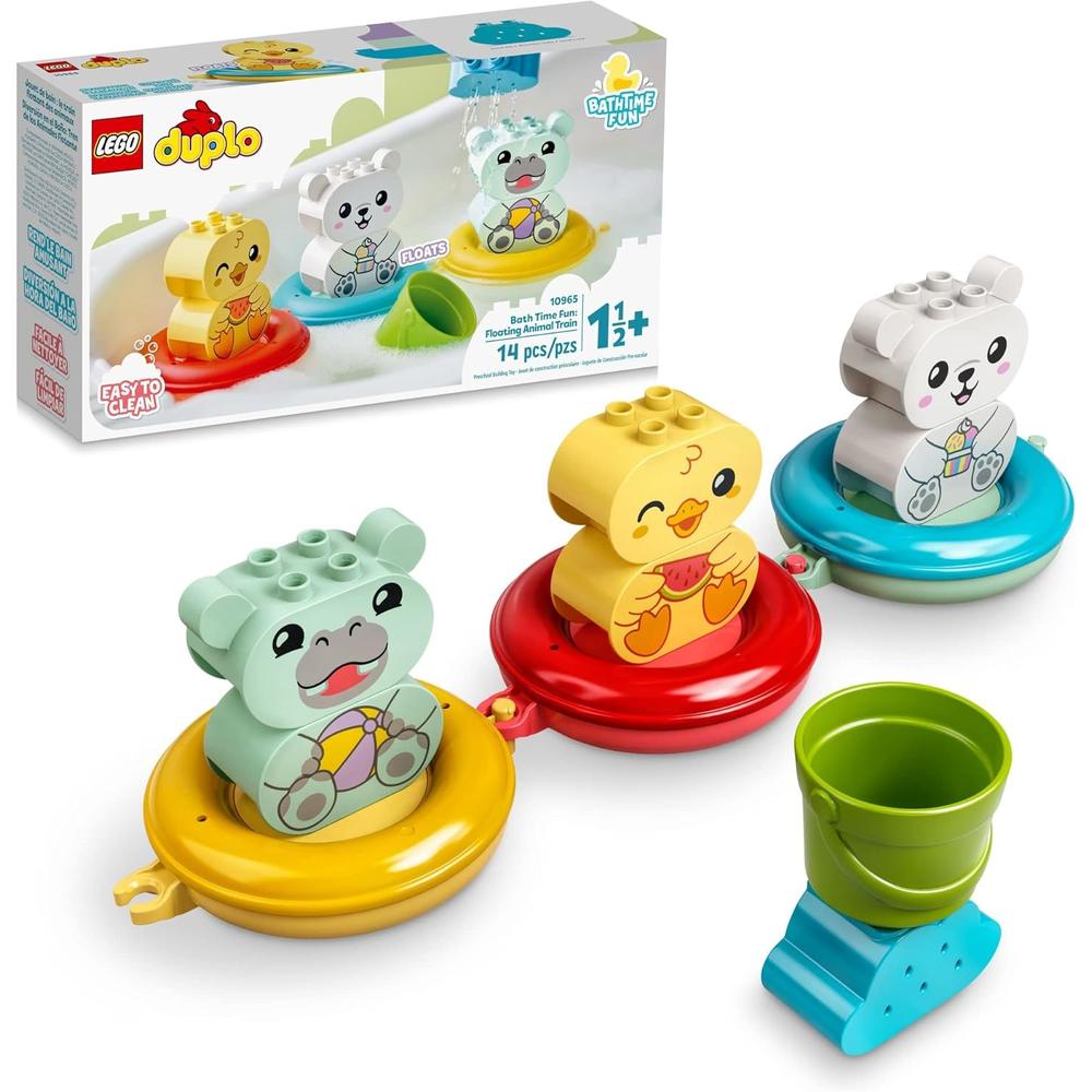 LEGO DUPLO DIVERSIÓN A LA HORA DEL BAÑO TREN FLOTANTE DE ANIMALES PARA BEBÉS - 1