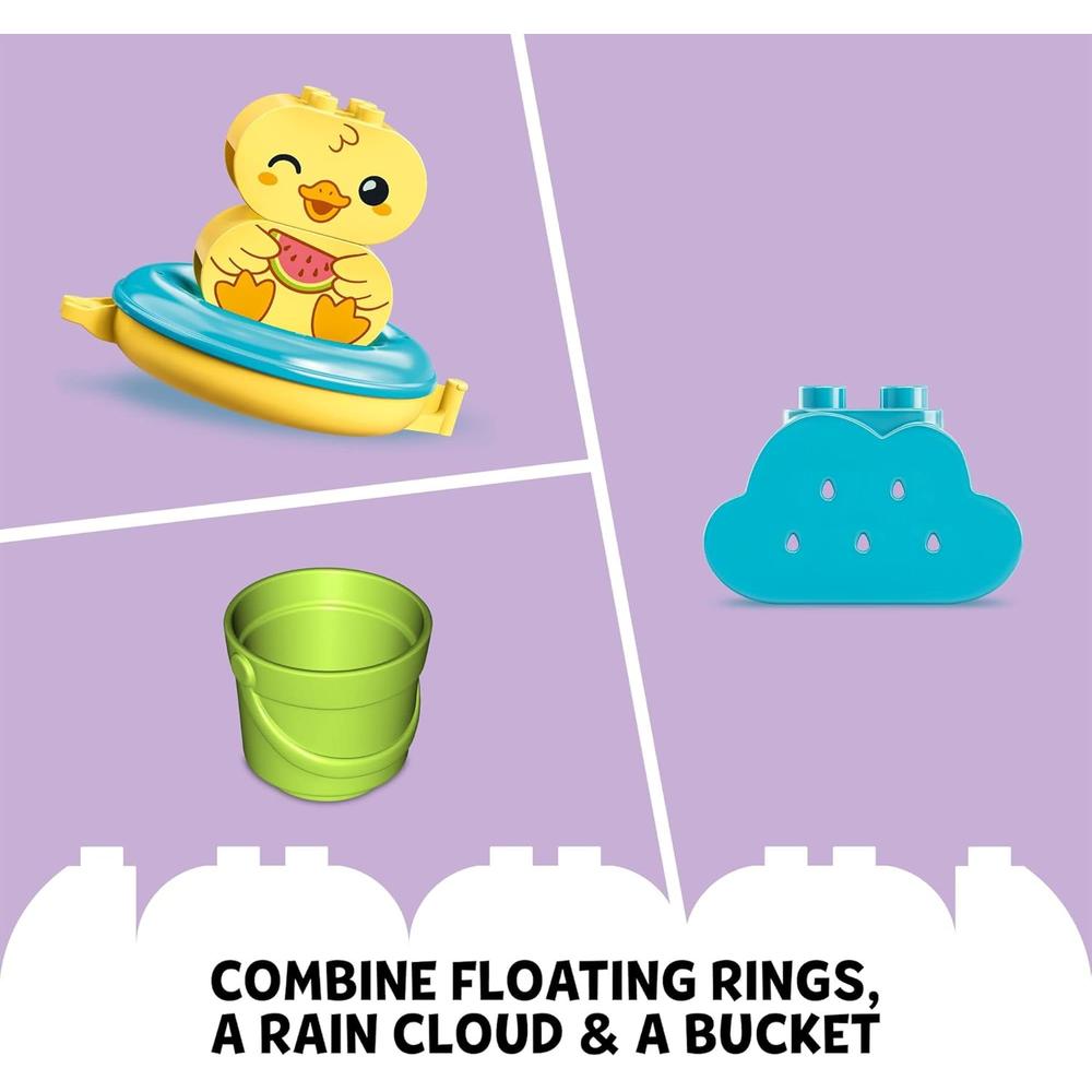 LEGO DUPLO DIVERSIÓN A LA HORA DEL BAÑO TREN FLOTANTE DE ANIMALES PARA BEBÉS - 4