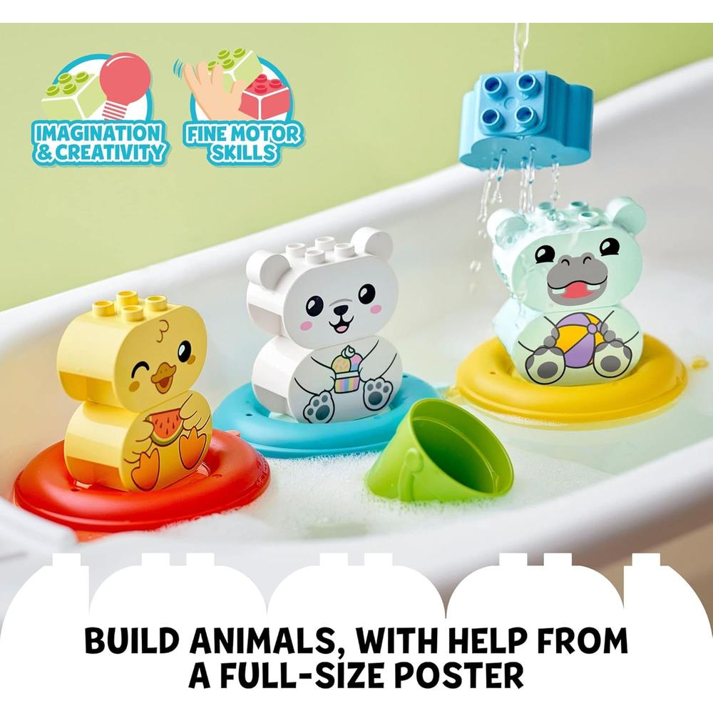 LEGO DUPLO DIVERSIÓN A LA HORA DEL BAÑO TREN FLOTANTE DE ANIMALES PARA BEBÉS - 6