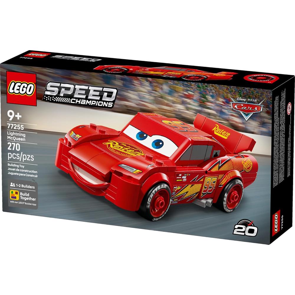 LEGO SPEED CHAMPIONS RAYO MCQUEEN, COCHE DE CARRERAS Y BLOQUES DE CONSTRUCCIÓN - 2