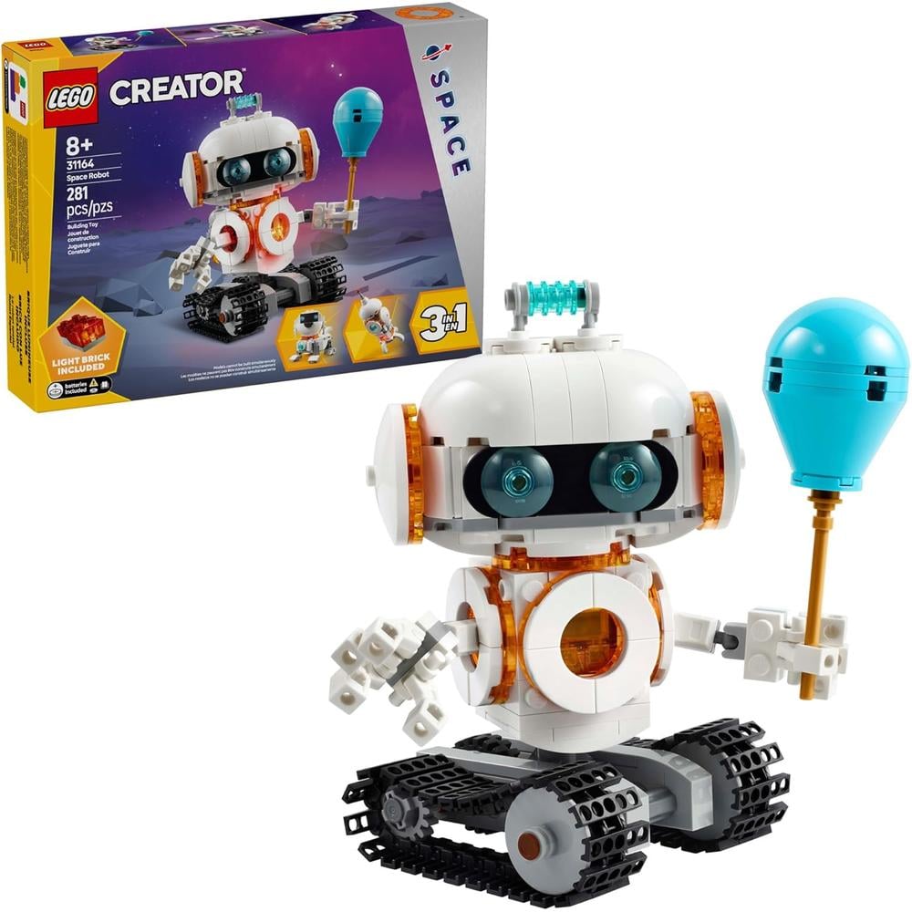 LEGO CREATOR 3 EN 1 ROBOT ESPACIAL, OPCIONES ROBOT, NAVE O PERRO - 1