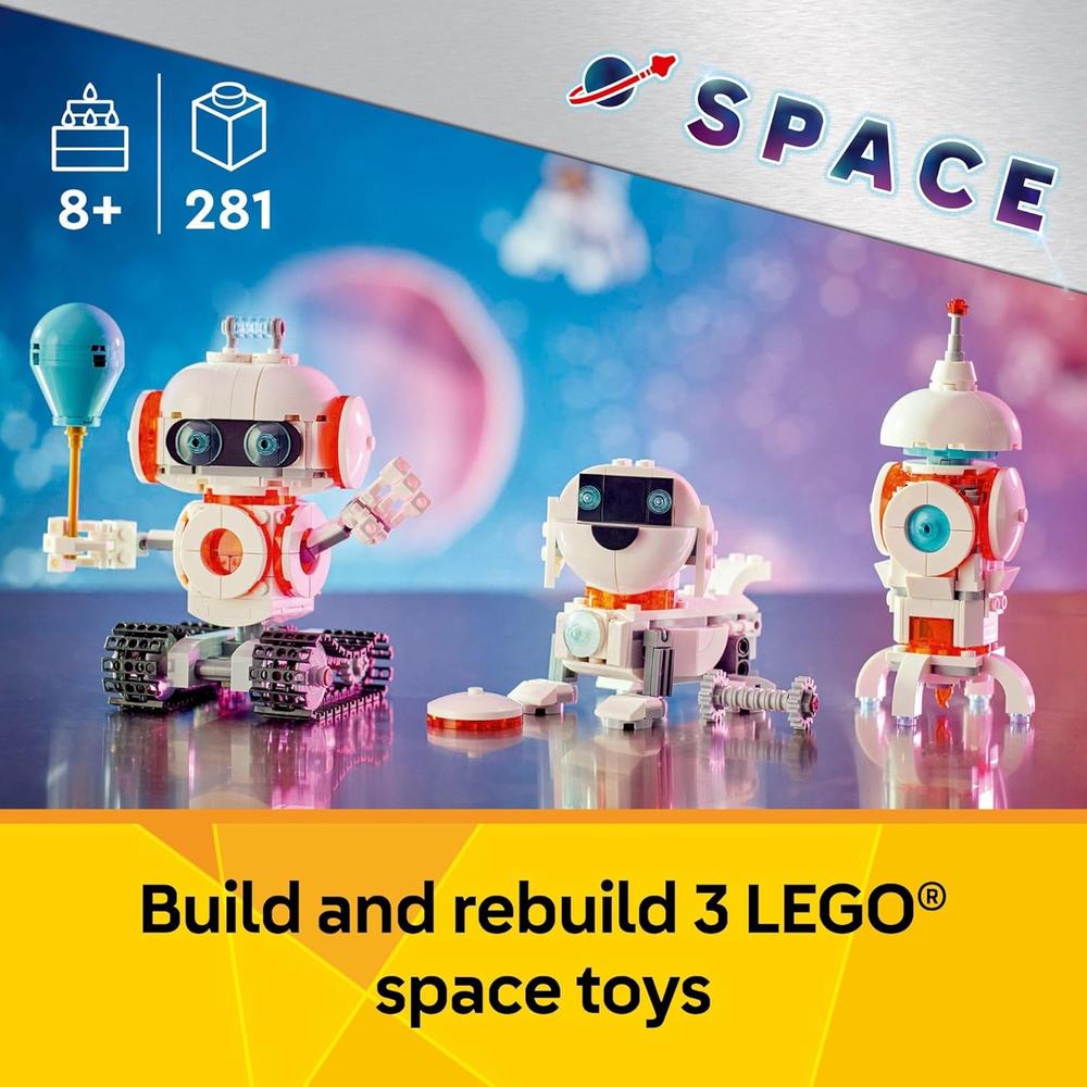 LEGO CREATOR 3 EN 1 ROBOT ESPACIAL, OPCIONES ROBOT, NAVE O PERRO - 2