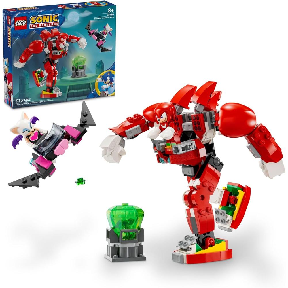 LEGO SONIC MECH GUARDIÁN DE KNUCKLES, FIGURA DE ACCIÓN Y JUGUETE PARA NIÑOS - 1