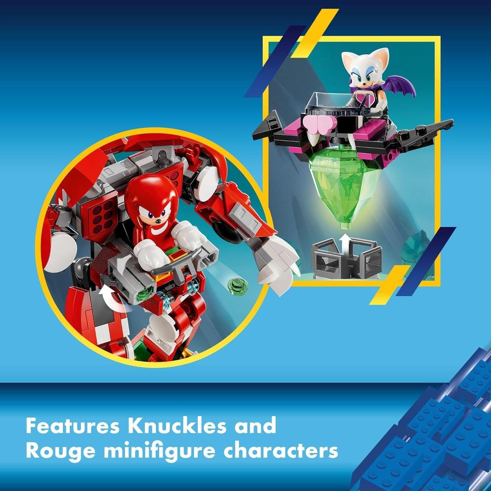 LEGO SONIC MECH GUARDIÁN DE KNUCKLES, FIGURA DE ACCIÓN Y JUGUETE PARA NIÑOS - 6