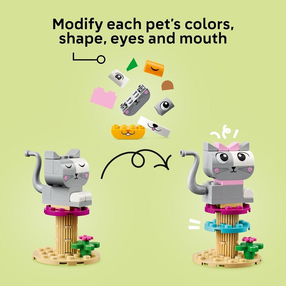 LEGO CLASSIC MASCOTAS CREATIVAS, BLOQUES PARA CONSTRUIR ANIMALES PARA NIÑOS - 4