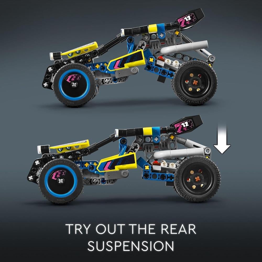 LEGO TECHNIC BUGGY DE CARRERAS TODOTERRENO, JUGUETE DE CONSTRUCCIÓN PARA NIÑOS - 5