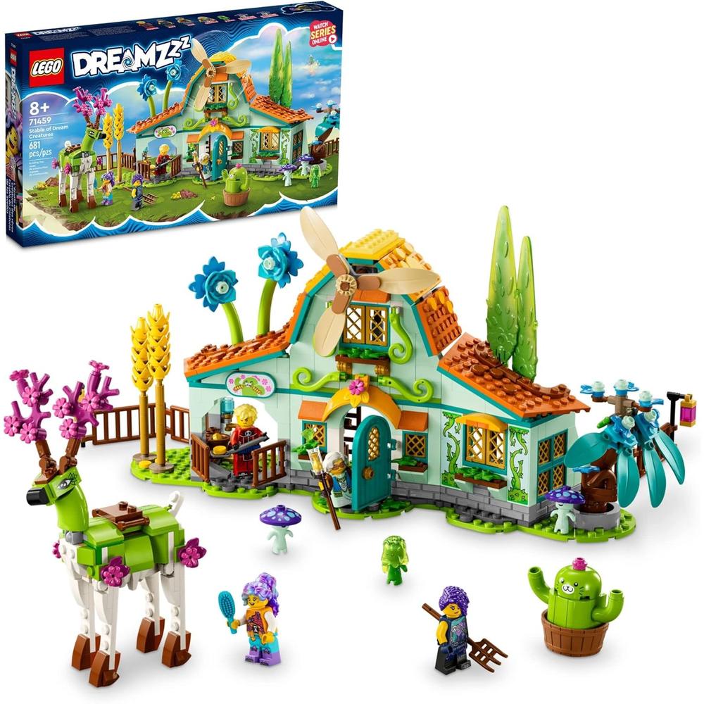 LEGO DREAMZZZ ESTABLO DE CRIATURAS DE ENSUEÑO SET 2 EN 1 CON PEGASO Y GUARDIÁN - 1