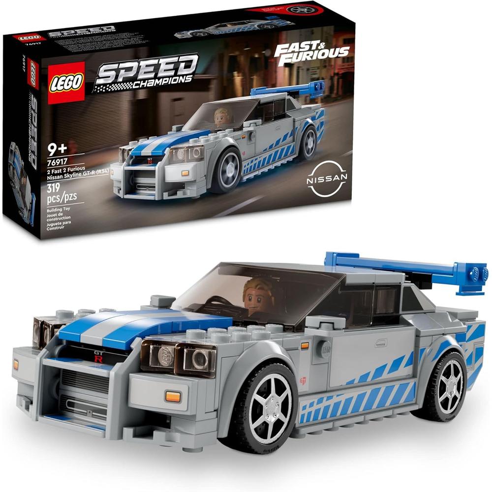LEGO SPEED CHAMPIONS NISSAN SKYLINE GT-R SET DE COCHE DE CARRERAS COLECCIONABLE - 1