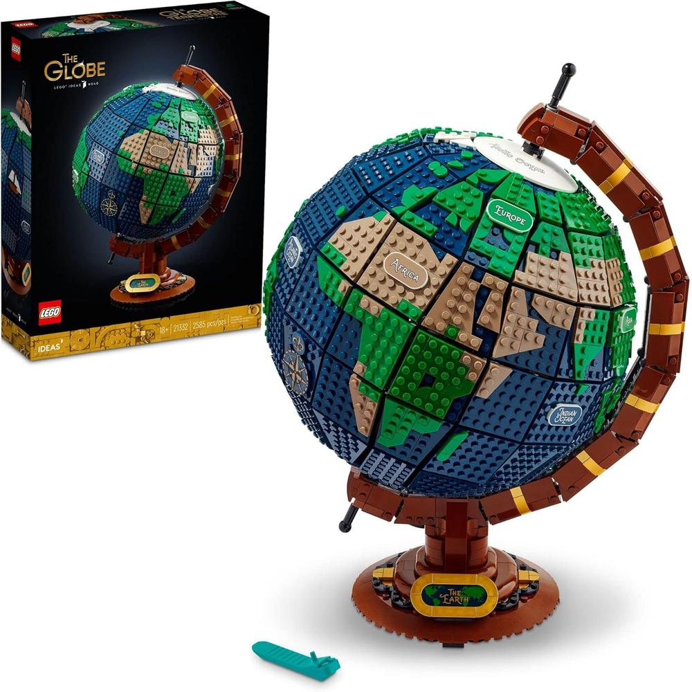 LEGO IDEAS GLOBO TERRÁQUEO SET COLECCIONABLE PARA CONSTRUIR Y EXHIBIR - 1