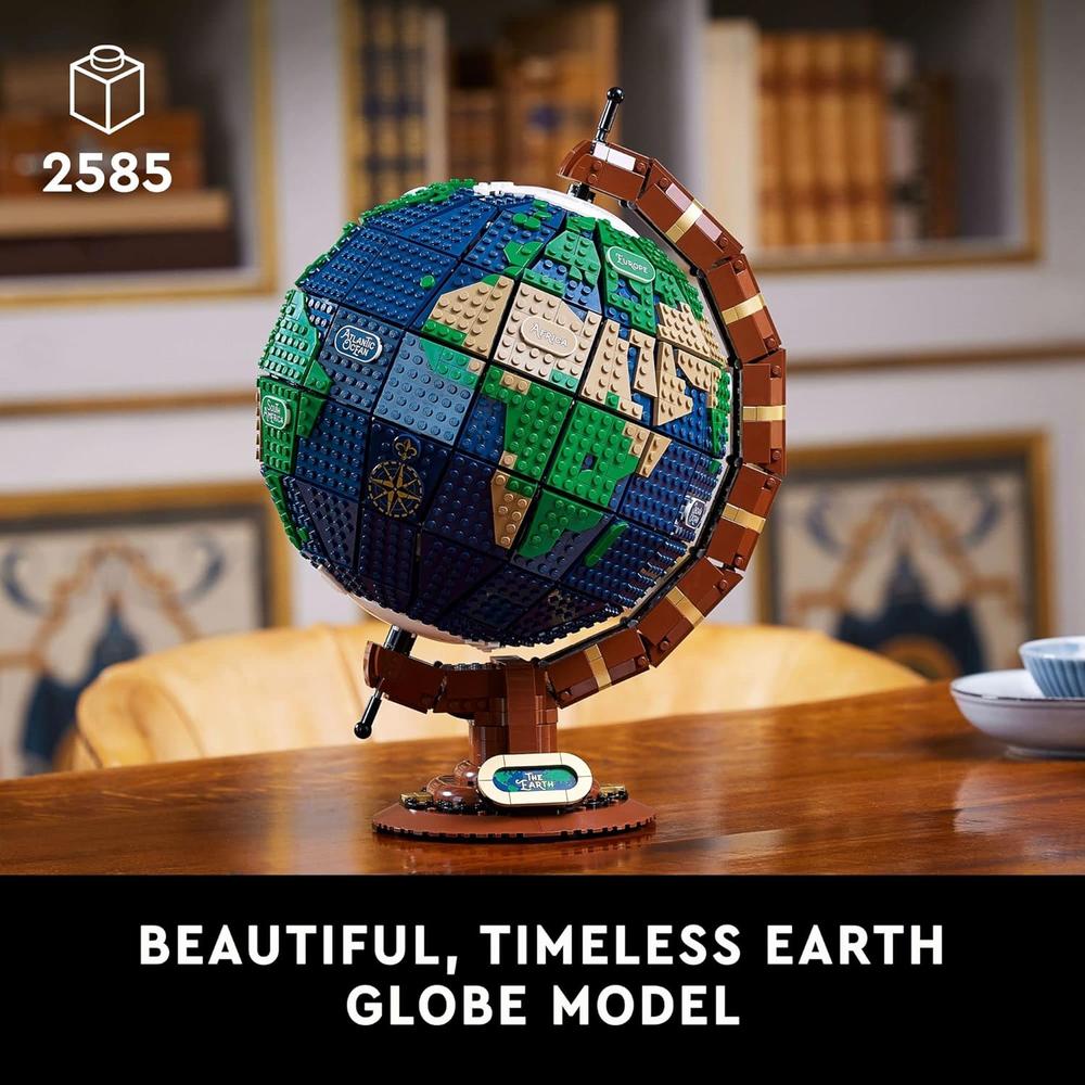 LEGO IDEAS GLOBO TERRÁQUEO SET COLECCIONABLE PARA CONSTRUIR Y EXHIBIR - 2