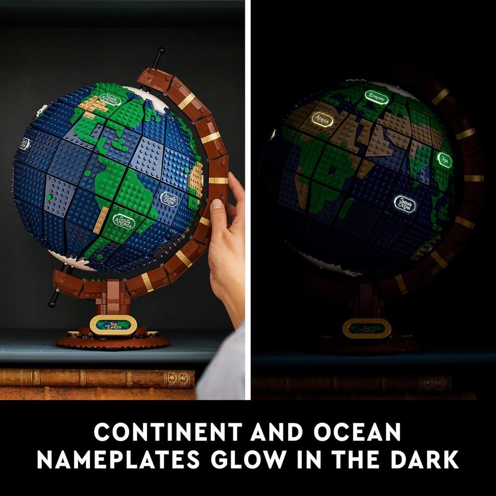 LEGO IDEAS GLOBO TERRÁQUEO SET COLECCIONABLE PARA CONSTRUIR Y EXHIBIR - 5