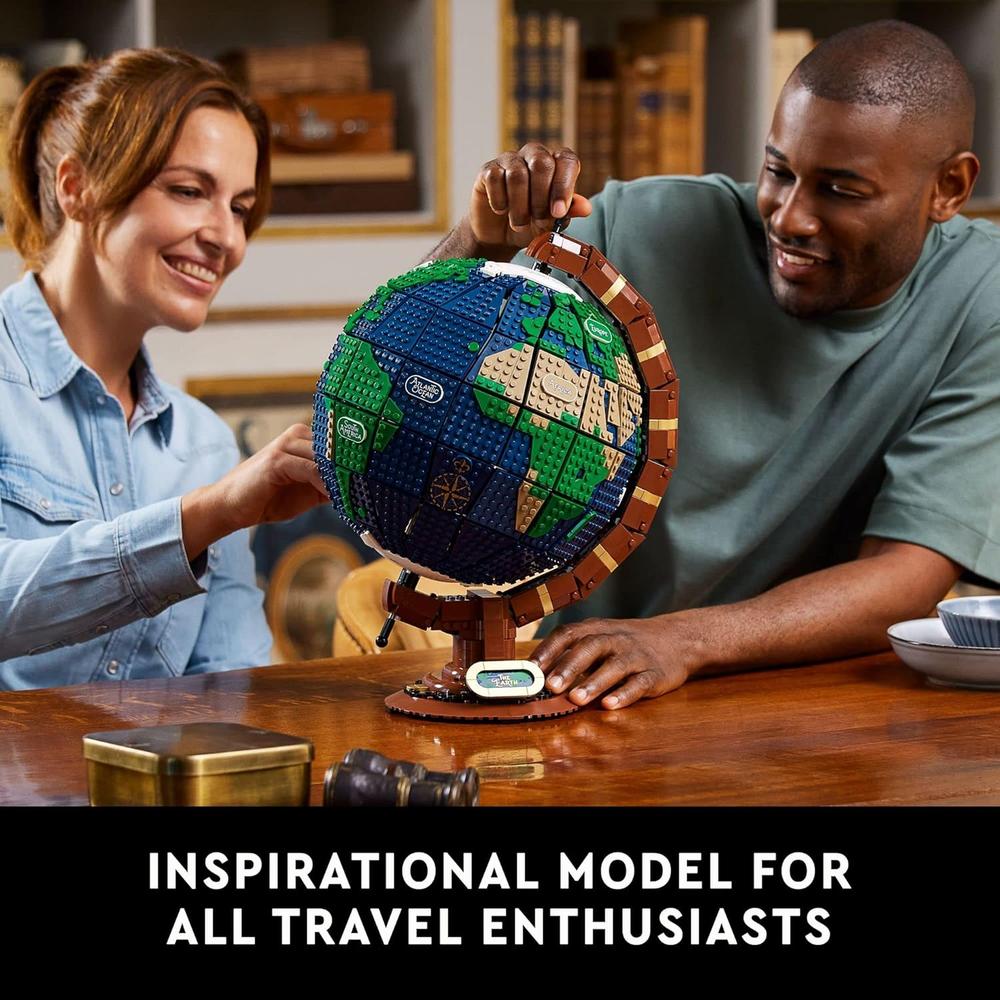 LEGO IDEAS GLOBO TERRÁQUEO SET COLECCIONABLE PARA CONSTRUIR Y EXHIBIR - 6