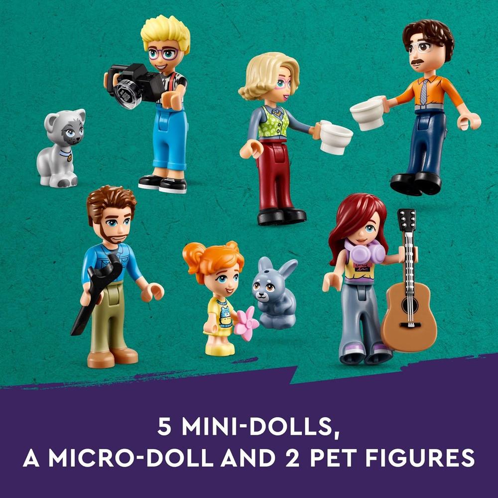LEGO FRIENDS CASA DE MUÑECAS DE OLLY Y PAISLEY CON 5 MINIFIGURAS - 4