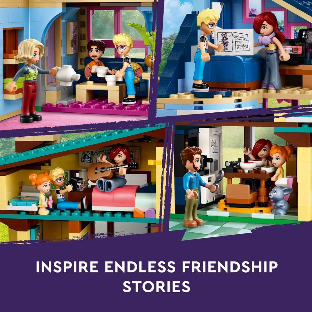 LEGO FRIENDS CASA DE MUÑECAS DE OLLY Y PAISLEY CON 5 MINIFIGURAS - 5