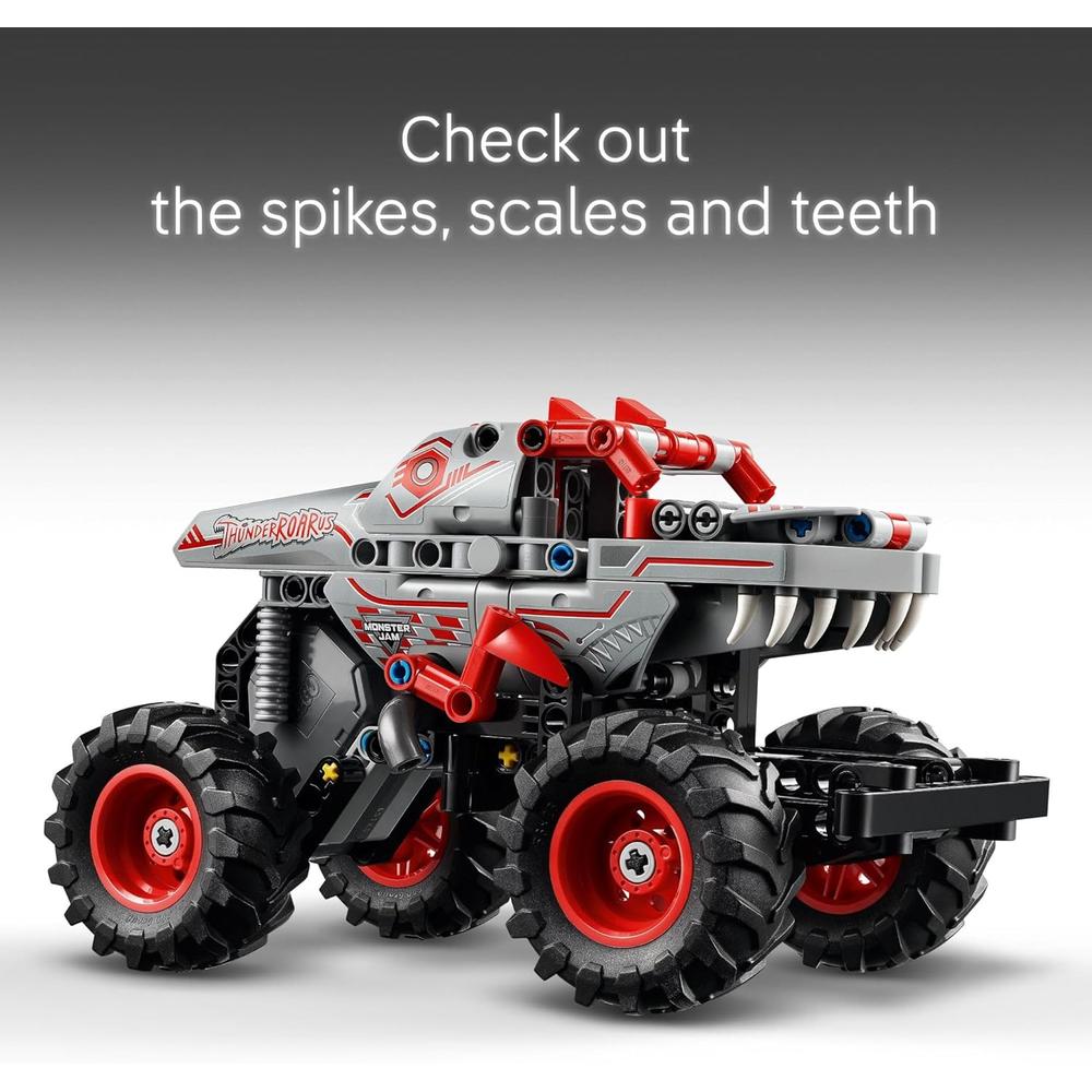 LEGO TECHNIC MONSTER JAM THUNDERROARUS, CAMIÓN MONSTRUO CON RETROCESO - 4