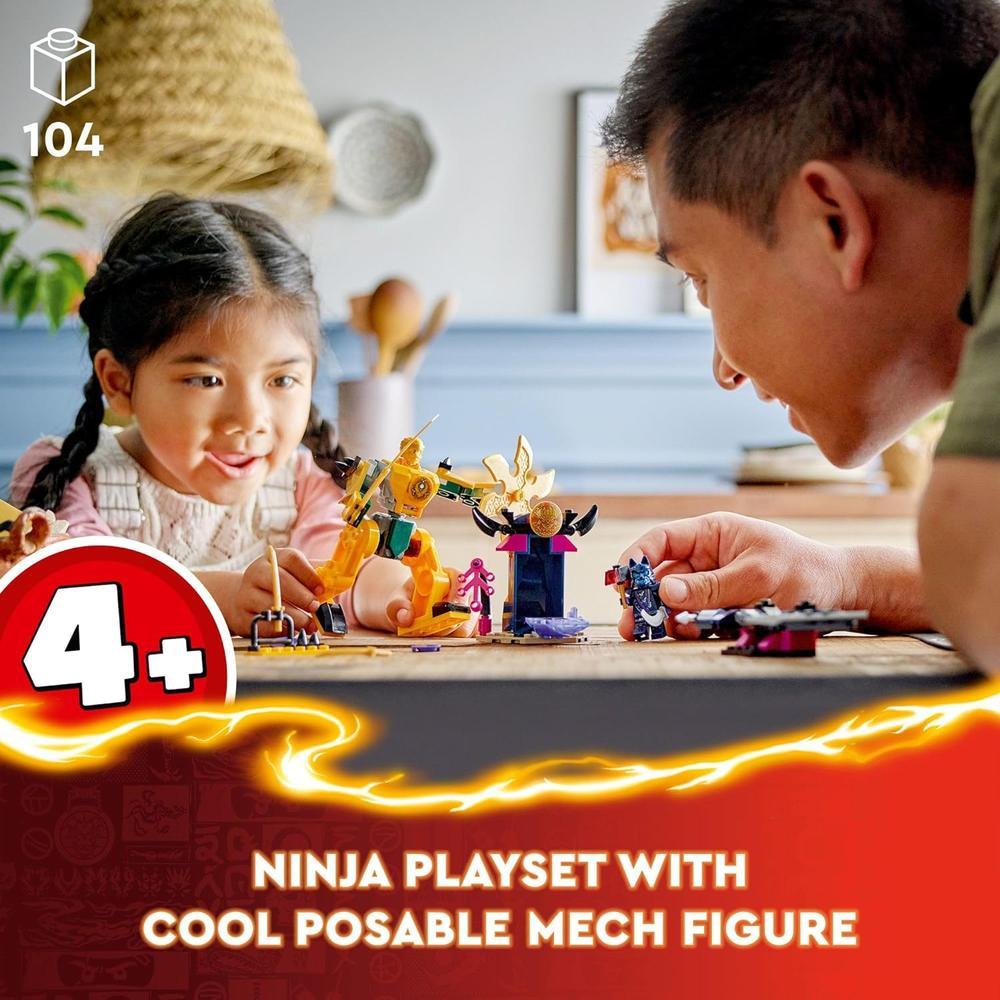 LEGO NINJAGO MECH DE BATALLA DE ARIN, JUGUETE NINJA PARA NIÑOS - 2