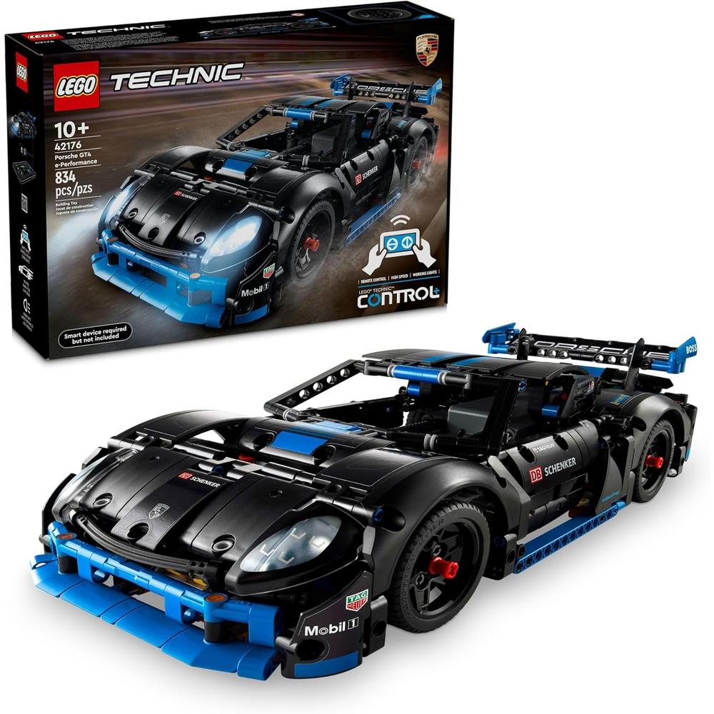 LEGO TECHNIC PORSCHE GT4 E-PERFORMANCE, COCHE DE CARRERAS TELEDIRIGIDO DE LUJO - 1