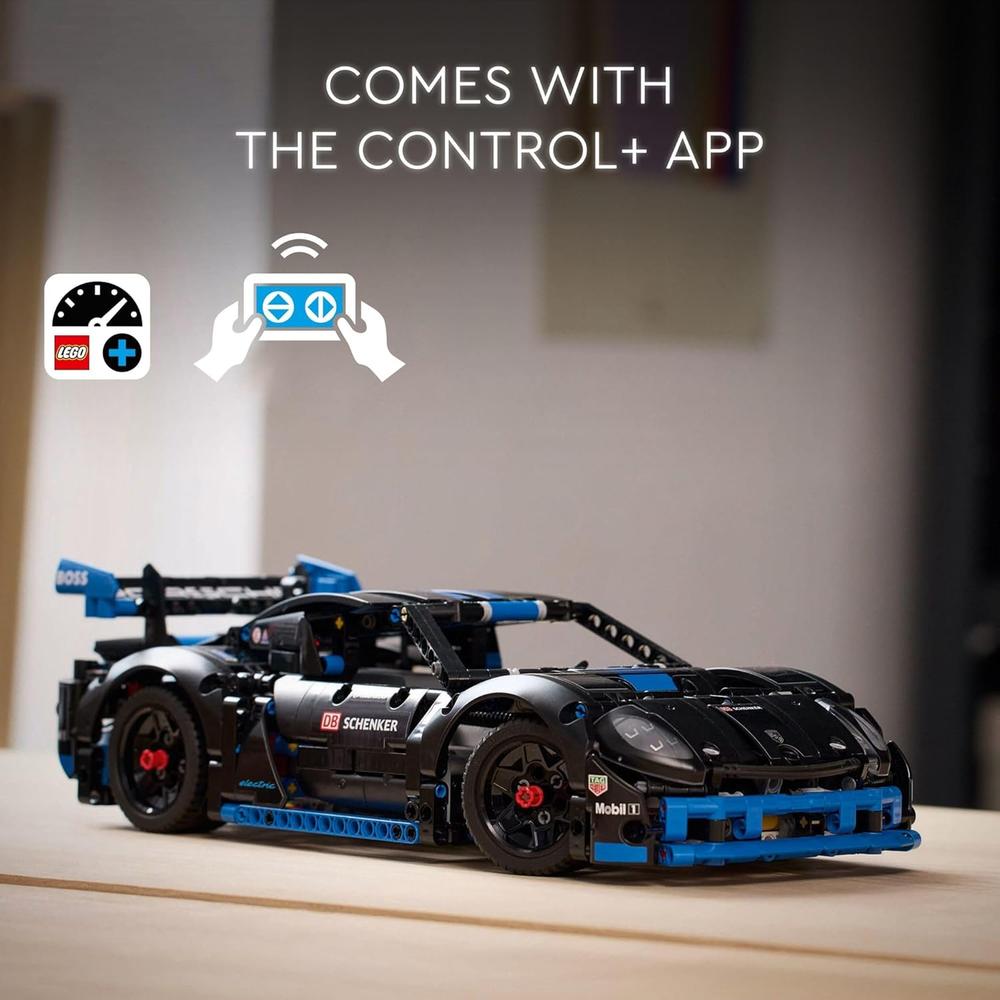 LEGO TECHNIC PORSCHE GT4 E-PERFORMANCE, COCHE DE CARRERAS TELEDIRIGIDO DE LUJO - 3