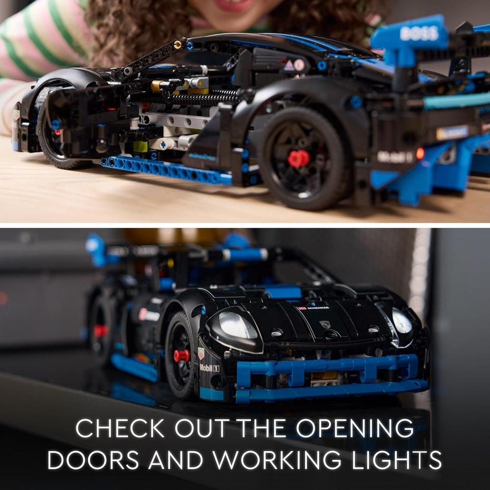 LEGO TECHNIC PORSCHE GT4 E-PERFORMANCE, COCHE DE CARRERAS TELEDIRIGIDO DE LUJO - 6