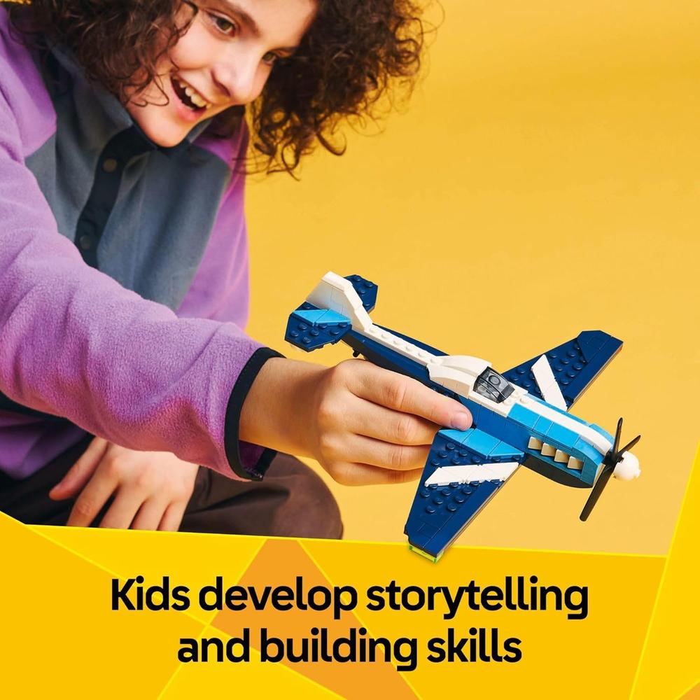 LEGO CREATOR 3 EN 1 AVIÓN DE CARRERAS, OPCIONES AVIÓN, CAZA O HELICÓPTERO - 5