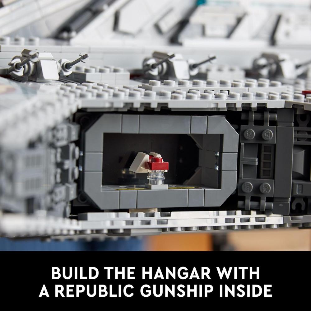 LEGO STAR WARS CRUCERO DE ATAQUE VENATOR, SET DE CONSTRUCCIÓN CON CAPITÁN REX - 4