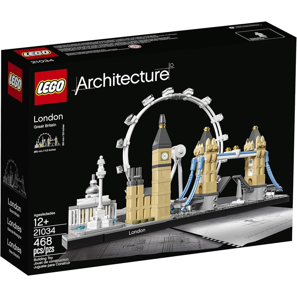 LEGO ARCHITECTURE LONDON SKYLINE MODELO DECORATIVO 468 PIEZAS - 4