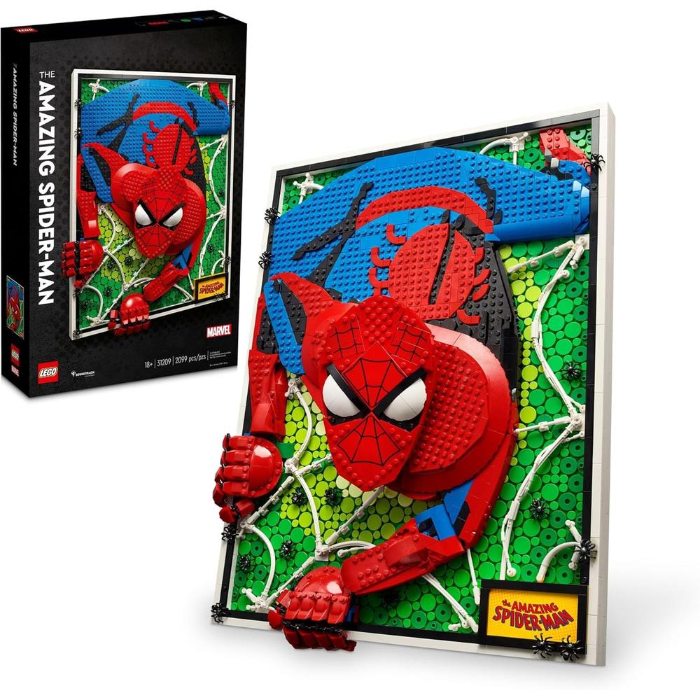 LEGO ART EL ASOMBROSO HOMBRE ARAÑA SET COLECCIONABLE PARA EXHIBICIÓN O DECORACIÓN - 1