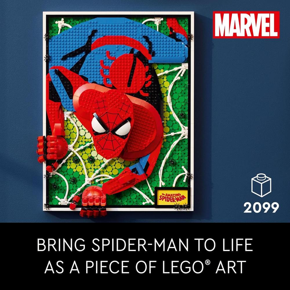 LEGO ART EL ASOMBROSO HOMBRE ARAÑA SET COLECCIONABLE PARA EXHIBICIÓN O DECORACIÓN - 2