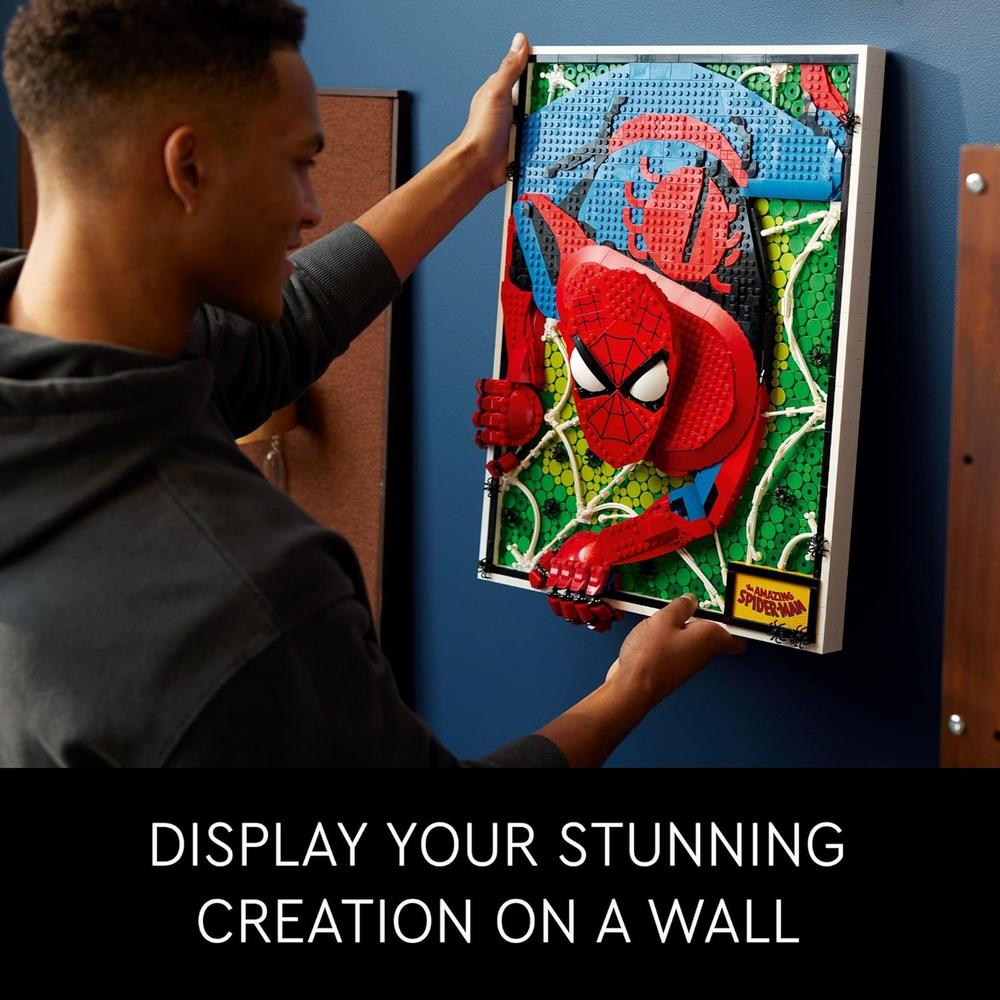 LEGO ART EL ASOMBROSO HOMBRE ARAÑA SET COLECCIONABLE PARA EXHIBICIÓN O DECORACIÓN - 3