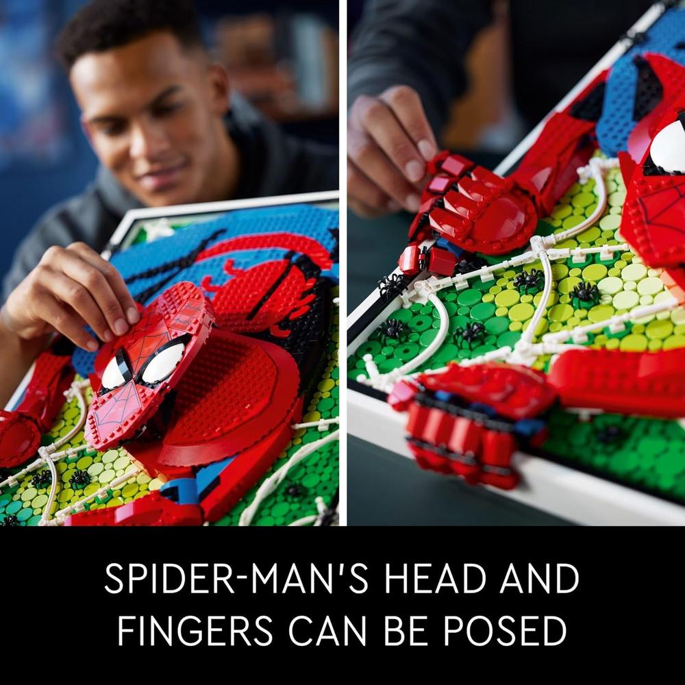 LEGO ART EL ASOMBROSO HOMBRE ARAÑA SET COLECCIONABLE PARA EXHIBICIÓN O DECORACIÓN - 4