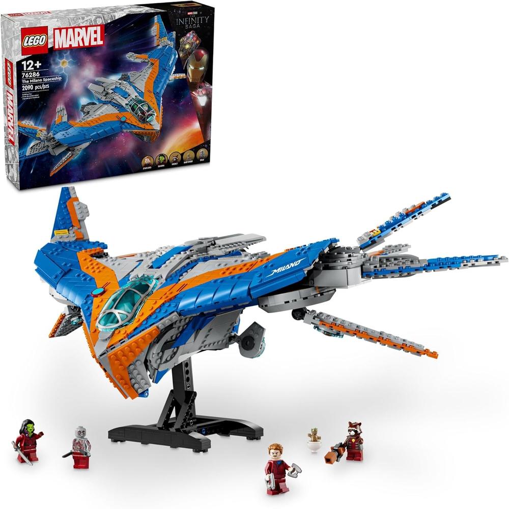 LEGO MARVEL GUARDIANES DE LA GALAXIA NAVE MILANO CON 4 MINIFIGURAS - 1