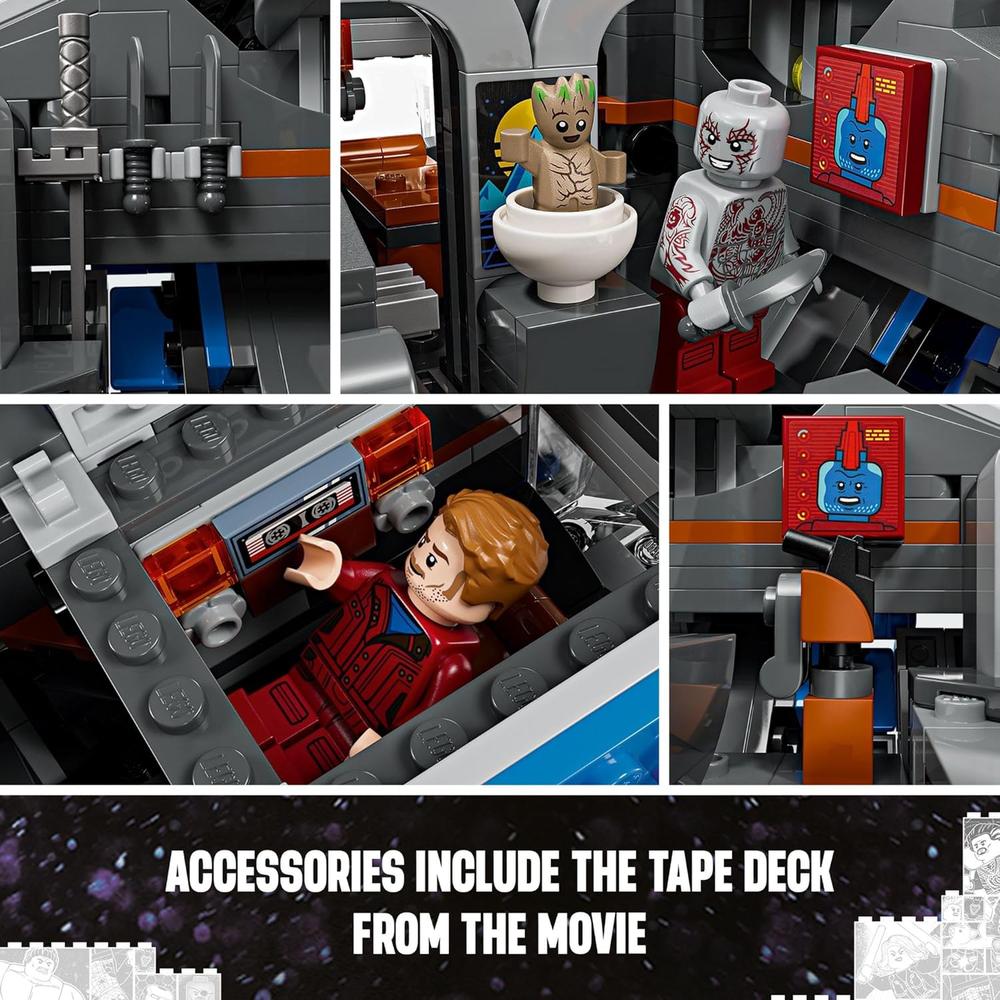 LEGO MARVEL GUARDIANES DE LA GALAXIA NAVE MILANO CON 4 MINIFIGURAS - 5