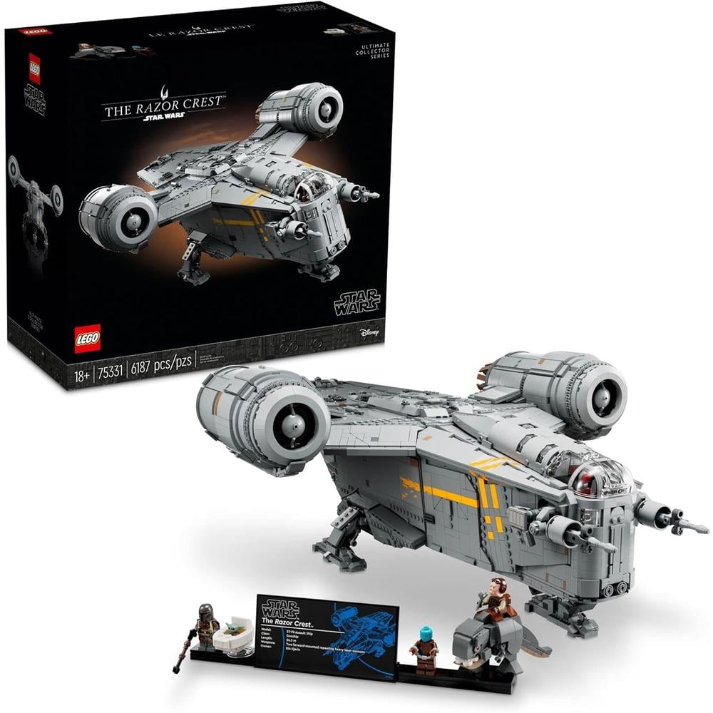 LEGO STAR WARS RAZOR CREST SET DE COLECCIÓN UCS NAVE ICÓNICA DE THE MANDALORIAN - 1