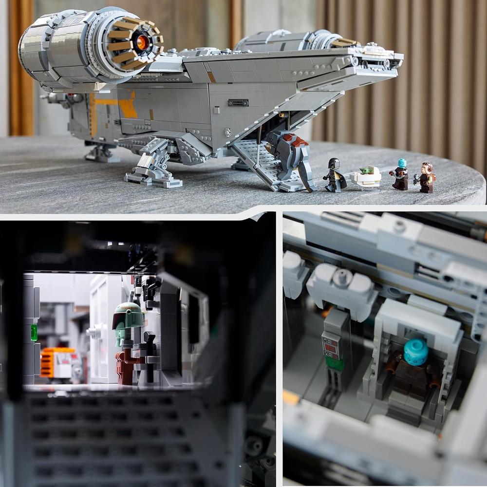 LEGO STAR WARS RAZOR CREST SET DE COLECCIÓN UCS NAVE ICÓNICA DE THE MANDALORIAN - 4