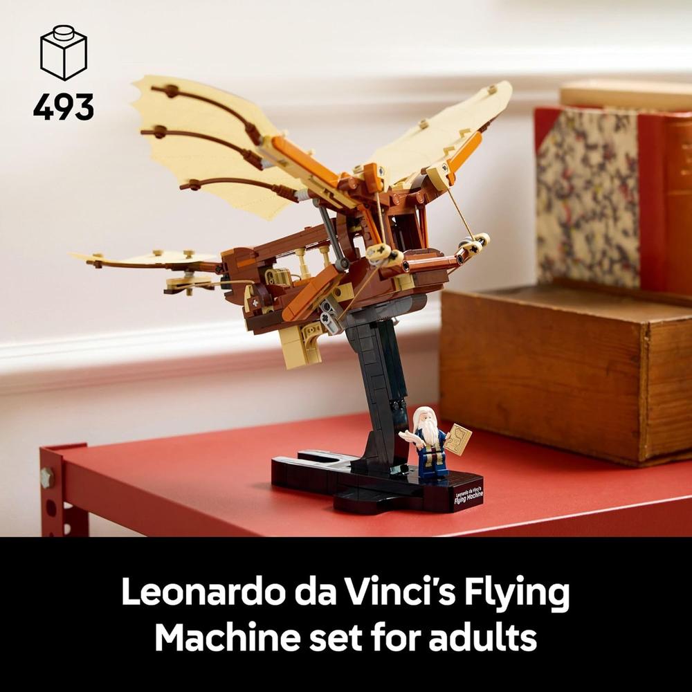 LEGO ICONS ORNITÓPTERO DE LEONARDO DA VINCI, KIT COLECCIONABLE CON SOPORTE - 2
